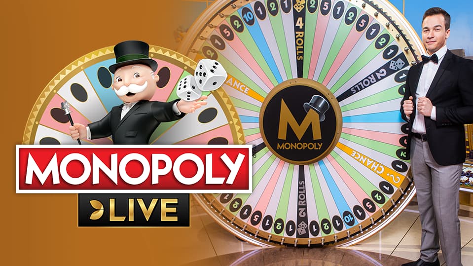 Monopoly Live játék a 20Bet app-ban